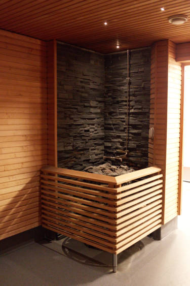 Jyväskylän Validia-talon sauna.