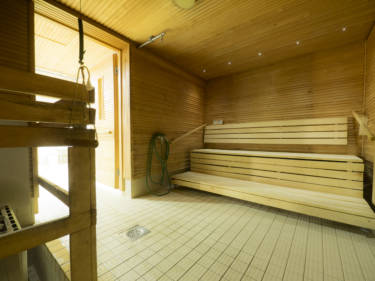 Kouvolan Validia-talon sauna.