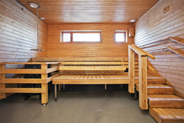 Vasaramäen Validia-talon sauna.