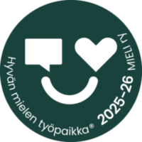 Hyvän mielen työpaikka 2025-2026.